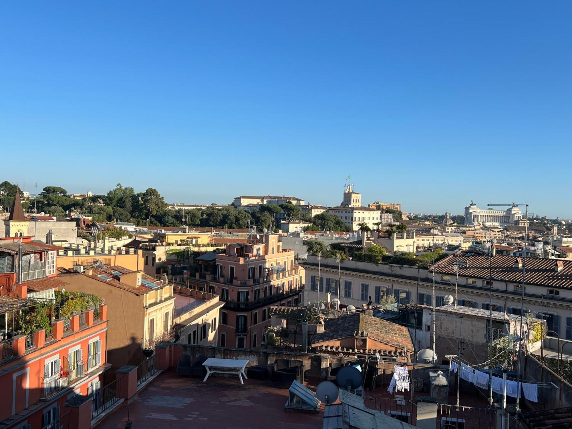 Spanish Steps Rome View 外观 照片