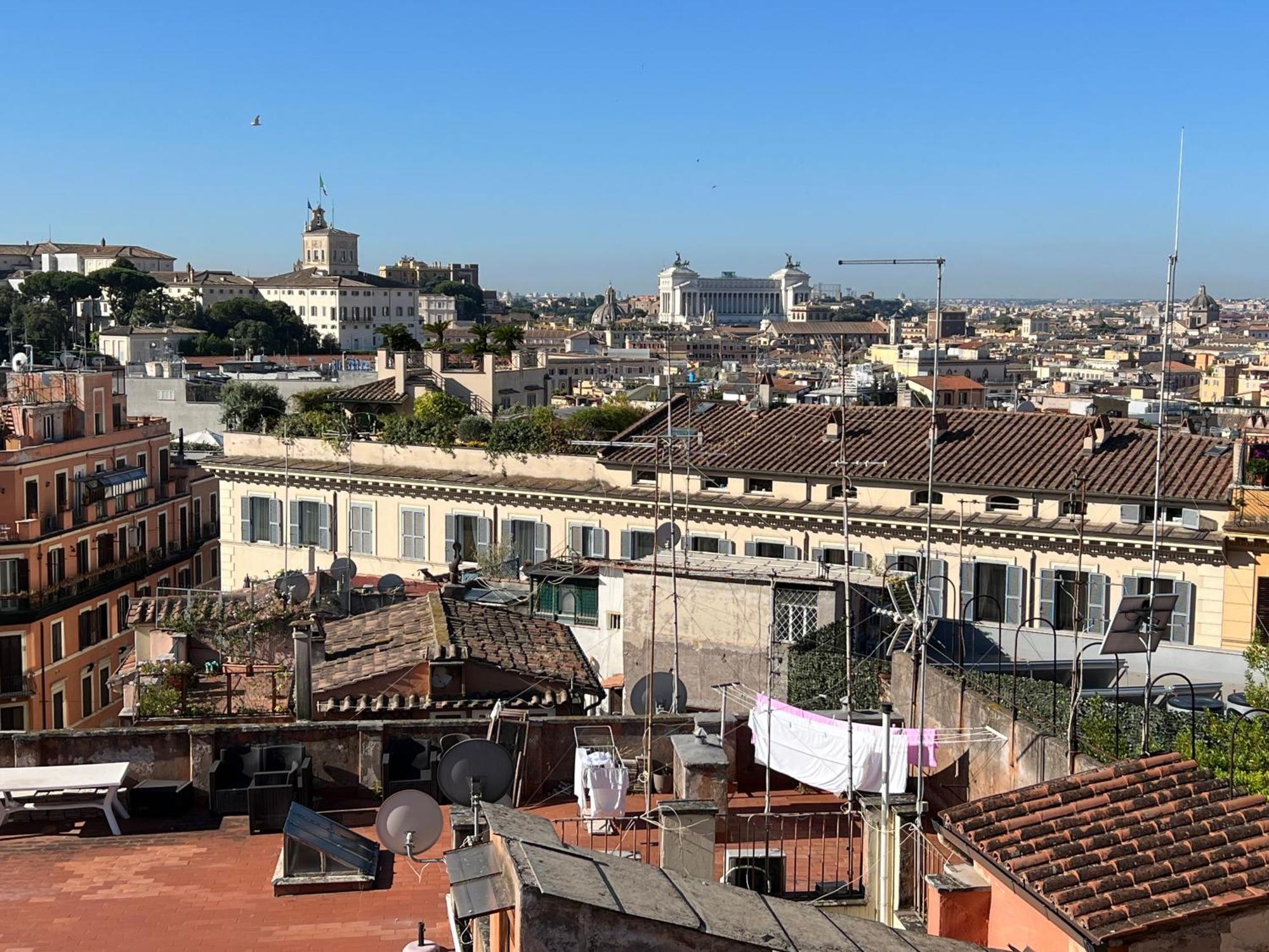 Spanish Steps Rome View 外观 照片